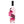 Load image into Gallery viewer, A 70cl bottle of Eccentric Spirit Co's Pembrokeshire Pinky Welsh Gin with a white background. Our Welsh pink gin has a vibrant pink dog tag dangling from the bottle and a distinctive pink and black label, which screams of what inspired the creation of our Pembrokeshire Pinky Welsh Gin, which is named after the flower of Pembrokeshire - the Pink Thrift.