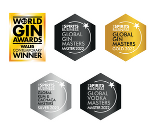Our Eccentric Spirits range includes some award-winning Welsh gin, Welsh rum and Welsh vodka. Our Dewi Sant Welsh Gin won Gold and was awarded Best Contemporary Style Gin in Wales at the World Gin Awards 2023, our Cardi Bay Welsh Flavoured Vodka was awarded a Master Medal at the Global Vodka Masters 2022, and our Black Batch Welsh Rum has been awarded a Silver Medal in the Spiced category at the Global Rum & Cachaça Masters 2023.