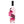 Load image into Gallery viewer, A 70cl bottle of Eccentric Spirit Co&#39;s Pembrokeshire Pinky Welsh Gin with a white background. Our Welsh pink gin has a vibrant pink dog tag dangling from the bottle and a distinctive pink and black label, which screams of what inspired the creation of our Pembrokeshire Pinky Welsh Gin, which is named after the flower of Pembrokeshire - the Pink Thrift.

